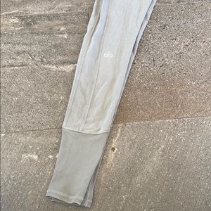 Alo Yoga Sueded Lounge Legging - Lead Wash XS